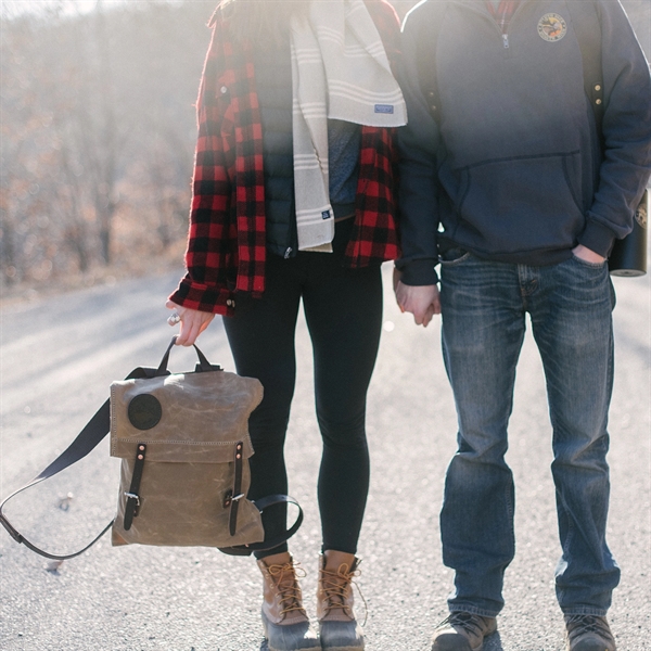 USA Made Scout Back Pack made from durable 15-ounce canvas and... from ASI 46170 Compass Industries Inc