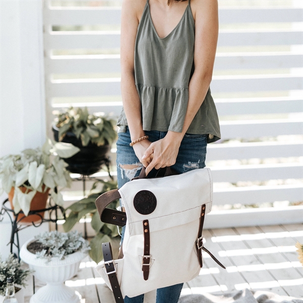 USA Made Scout Back Pack made from durable 15-ounce canvas and... from ASI 46170 Compass Industries Inc