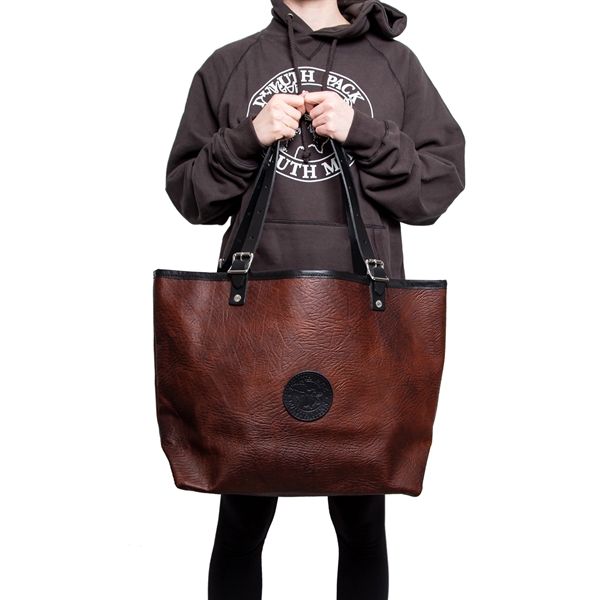 USA Made Bison Leather Tote Bag made from genuine bison leather... from ASI 46170 Compass Industries Inc
