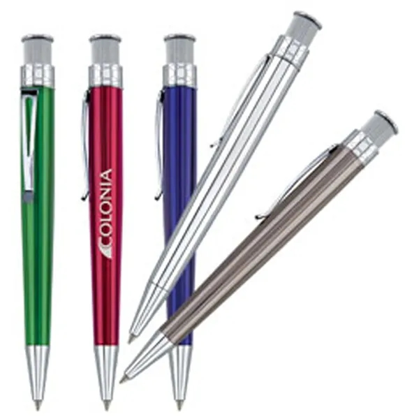 Translucent twist-action ballpoint pen.... from ASI 37455 Atteff International Inc