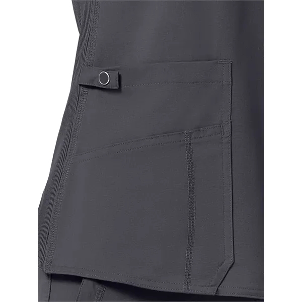 Med Couture Touch Women's V-Neck Shirttail Top... from ASI 86018 Scrub Authority