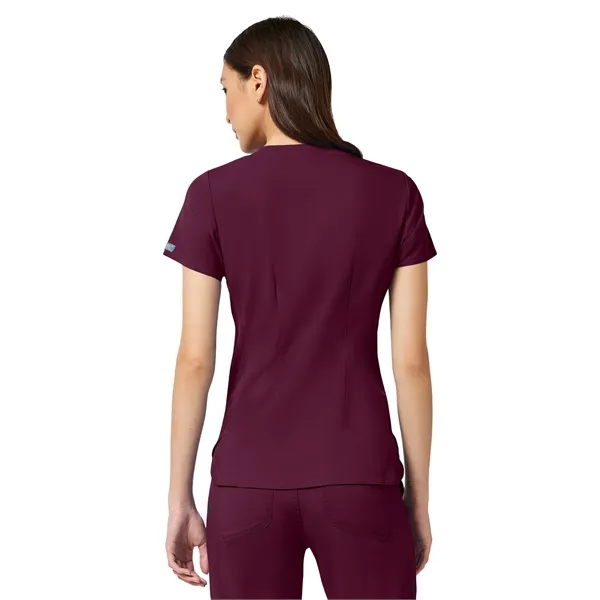Med Couture Touch Women's V-Neck Shirttail Top... from ASI 86018 Scrub Authority