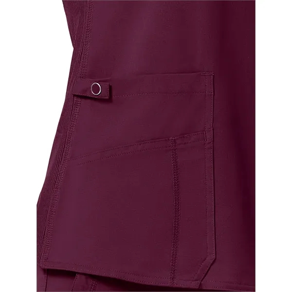 Med Couture Touch Women's V-Neck Shirttail Top... from ASI 86018 Scrub Authority