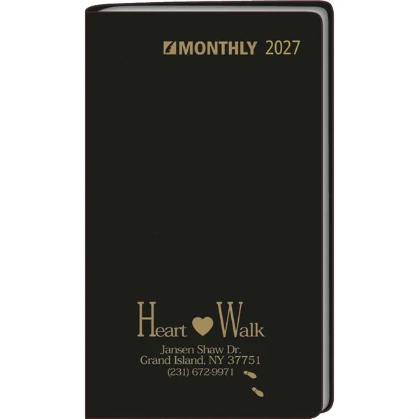 Monthly pocket planner with multiple reference resources... from ASI 61966 HPG / Beacon Promotions HPG Gold