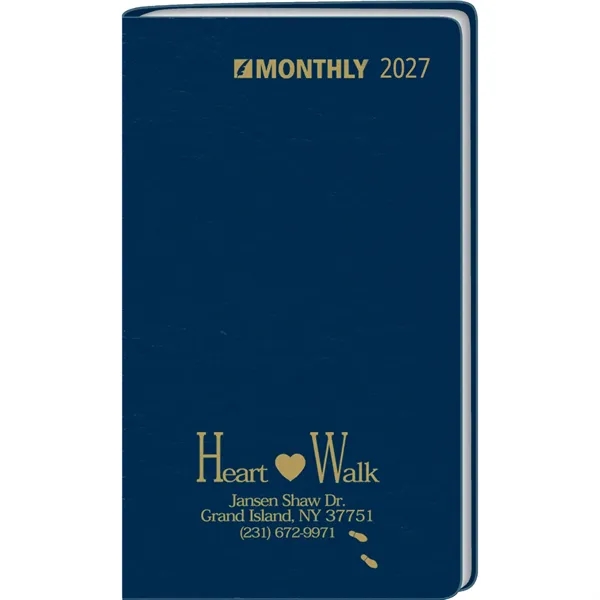Monthly pocket planner with multiple reference resources... from ASI 61966 HPG / Beacon Promotions HPG Gold