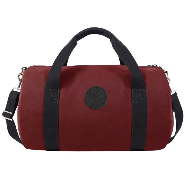 USA Made Round Duffel constructed of durable 15-ounce canvas with a... from ASI 46170 Compass Industries Inc