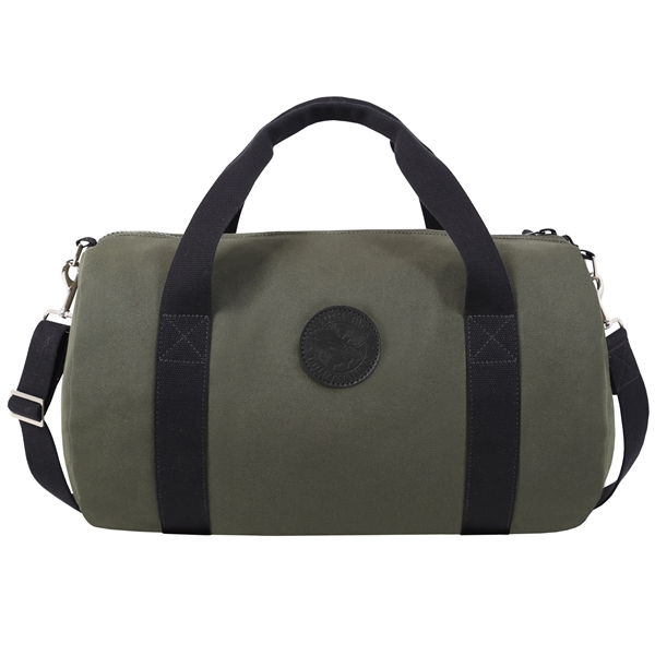 USA Made Round Duffel constructed of durable 15-ounce canvas with a... from ASI 46170 Compass Industries Inc