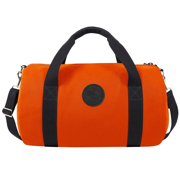 USA Made Round Duffel constructed of durable 15-ounce canvas with a... from ASI 46170 Compass Industries Inc