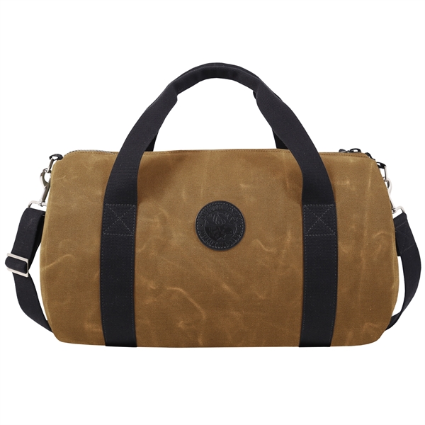 USA Made Round Duffel constructed of durable 15-ounce canvas with a... from ASI 46170 Compass Industries Inc