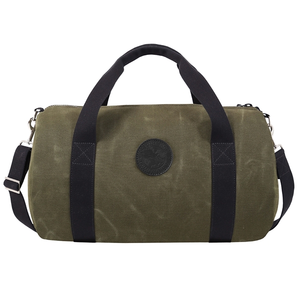 USA Made Round Duffel constructed of durable 15-ounce canvas with a... from ASI 46170 Compass Industries Inc