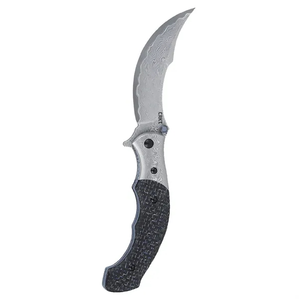 Ritual™ Compact Liner Lock Knife With Damascus Steel Blade.... from ASI 45993 Columbia River Knife & Tool / CRKT