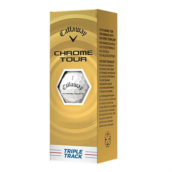 Chrome Tour golf ball with Triple Track technology is engineered for... from ASI 38120 Ball Pro / Diversified Quality Kitchenware