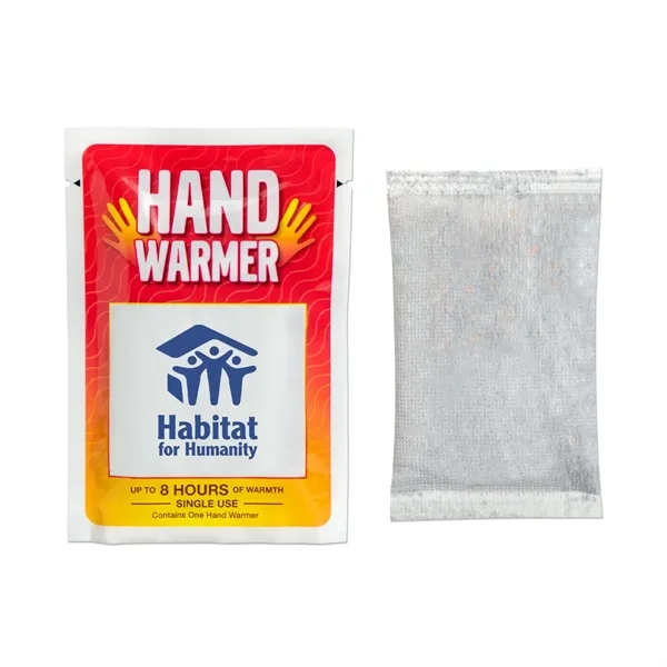 Custom printed single-use imprinted hand warmer.... from ASI 90859 Tempo Industries Inc / Tempo