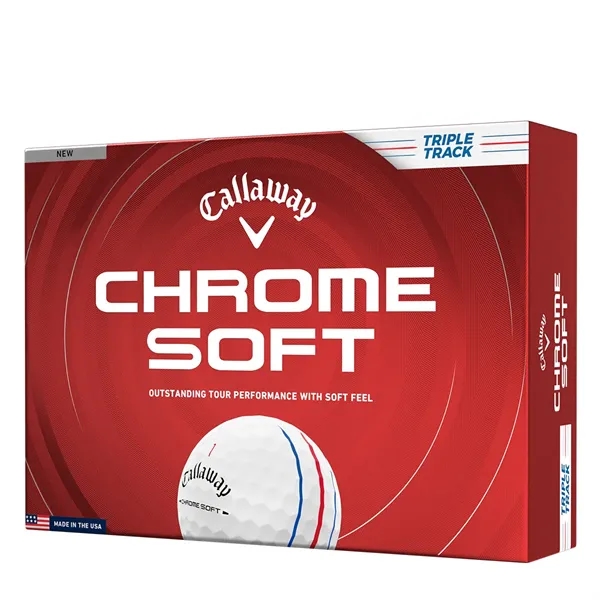 Callaway Chrome Soft golf balls with Triple Track technology provides outstanding... from ASI 38120 Ball Pro / Diversified Quality Kitchenware