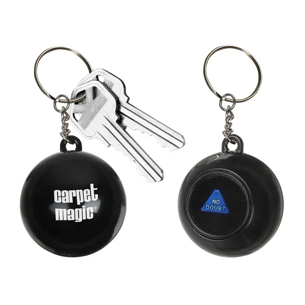 These decision maker keychains feature a window with 20 possible answers.... from ASI 52710 Lincoln Line