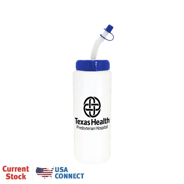 32 oz. Sports Bottle with Flexible Straw... from ASI 30270 Aakron Line