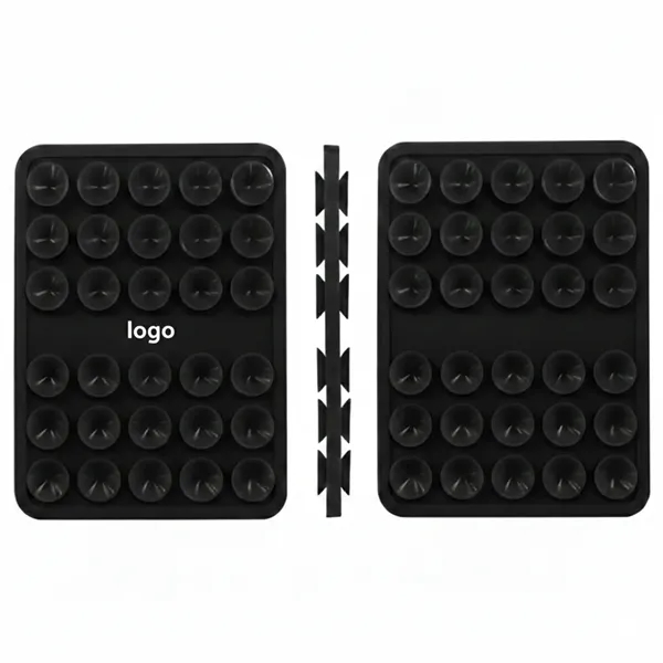 Silicone phone holder with suction cups on both sides plus laser... from ASI 37218 Athena Promo (tm)