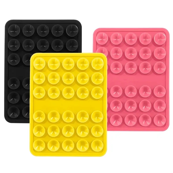 Silicone phone holder with suction cups on both sides plus laser... from ASI 37218 Athena Promo (tm)