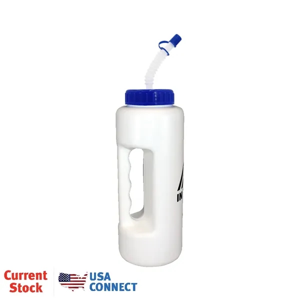 32 oz Grip Bottle with Flexible Straw... from ASI 30270 Aakron Line