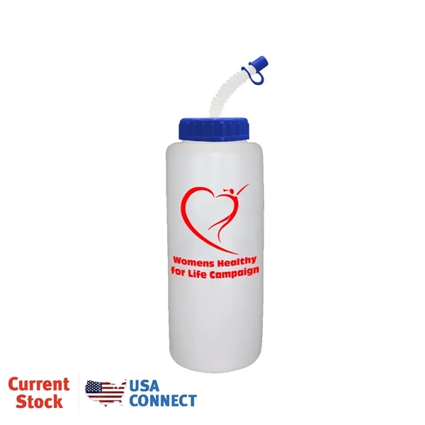 32 oz Grip Bottle with Flexible Straw... from ASI 30270 Aakron Line