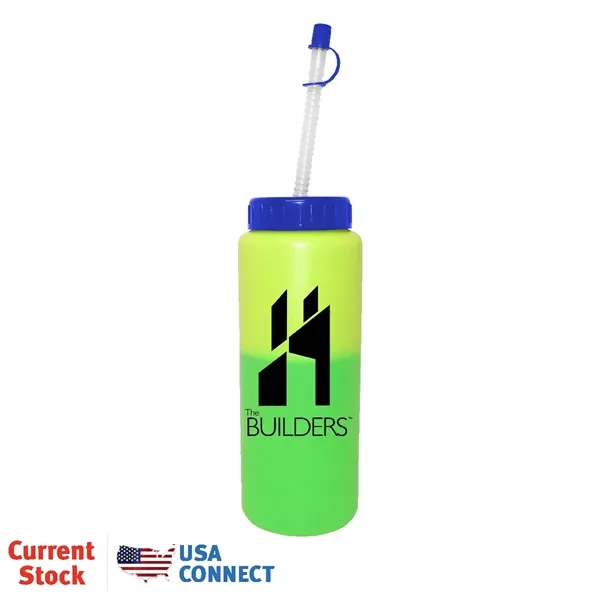 Mood™ 32 oz. Sports Bottle with Flexible Straw... from ASI 30270 Aakron Line