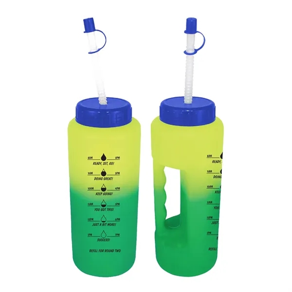 Mood™ 32 oz. Grip Bottle with Flexible Straw... from ASI 30270 Aakron Line
