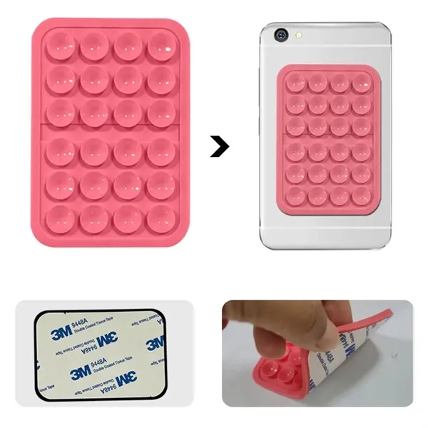 Hands-free adhesive silicone suction cup phone holder plus laser engraving on... from ASI 37218 Athena Promo (tm)