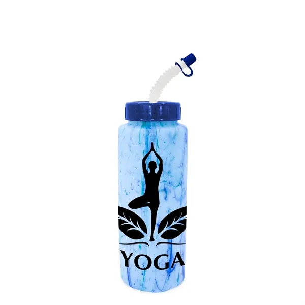 32 oz. Confetti Sports Bottle with Flexible Straw..... from ASI 30270 Aakron Line