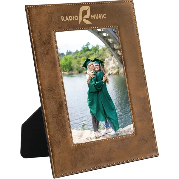 7 3/4" x 9 3/4" x 3/8" rustic gold PU leather... from ASI 74601 Calico