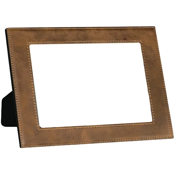 10 3/4" x 12 3/4" x 3/8" rustic leatherette photo frame... from ASI 74601 Calico