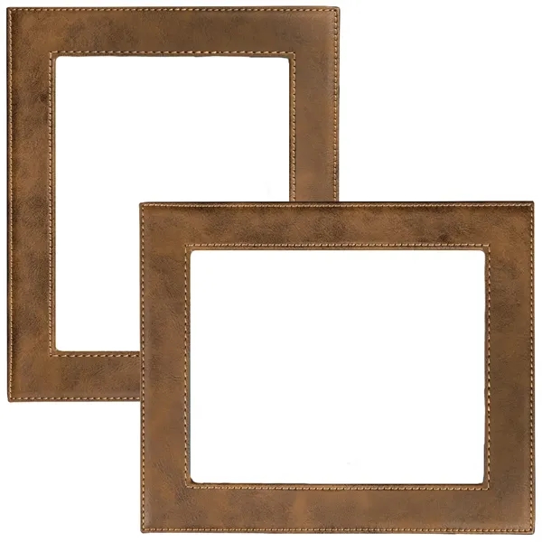 10 3/4" x 12 3/4" x 3/8" rustic leatherette photo frame... from ASI 74601 Calico
