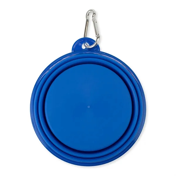 Collapsible Pet Bowl with carabiner to attach to bags.... from ASI 54040 Fey Promo / Mi Line by Fey