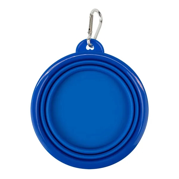 Collapsible Pet Bowl with carabiner to attach to bags.... from ASI 54040 Fey Promo / Mi Line by Fey
