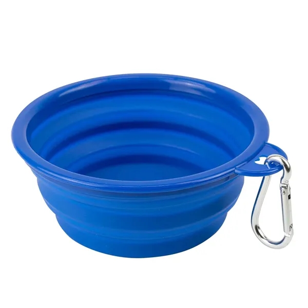 Collapsible Pet Bowl with carabiner to attach to bags.... from ASI 54040 Fey Promo / Mi Line by Fey
