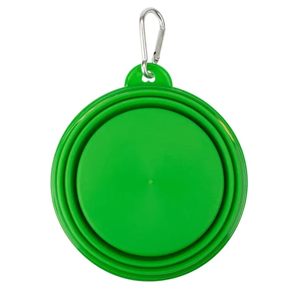 Collapsible Pet Bowl with carabiner to attach to bags.... from ASI 54040 Fey Promo / Mi Line by Fey