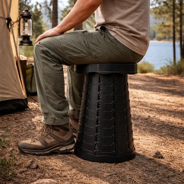 Lightweight, sturdy folding stool with adjustable strap, perfect for camping, fishing,... from ASI 38120 Ball Pro / Diversified Quality Kitchenware