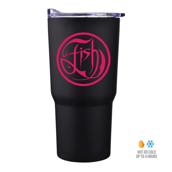 3.5" x 3.5" x 6.938" 20-ounce insulated stainless steel tumbler in... from ASI 90807 Tekweld