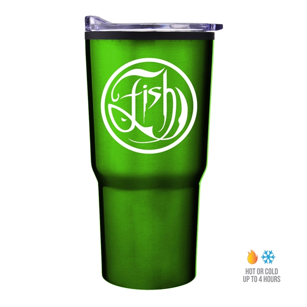 3.5" x 3.5" x 6.938" 20-ounce insulated stainless steel tumbler in... from ASI 90807 Tekweld