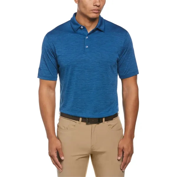 Men's Broken Stripe Polo UV Repel technology keeps skin safe from... from ASI 38120 Ball Pro / Diversified Quality Kitchenware / Branded Apparel Designs