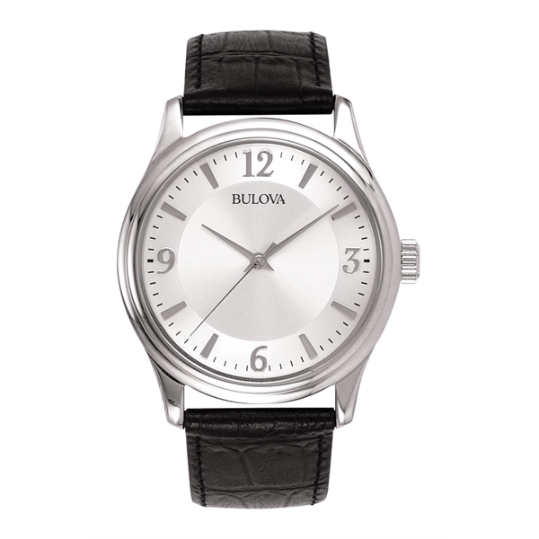 Men's Strap Watch comes in round silver dial with Arabic numerals... from ASI 86230 Selco