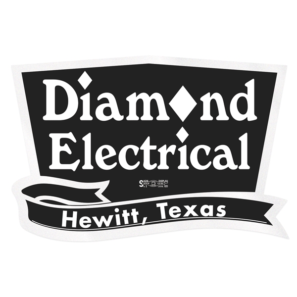 1 3/4" x 2 5/8" frosty clear vinyl decal with trapezoid... from ASI 56950 Gill Studios Inc / Gill-Line®