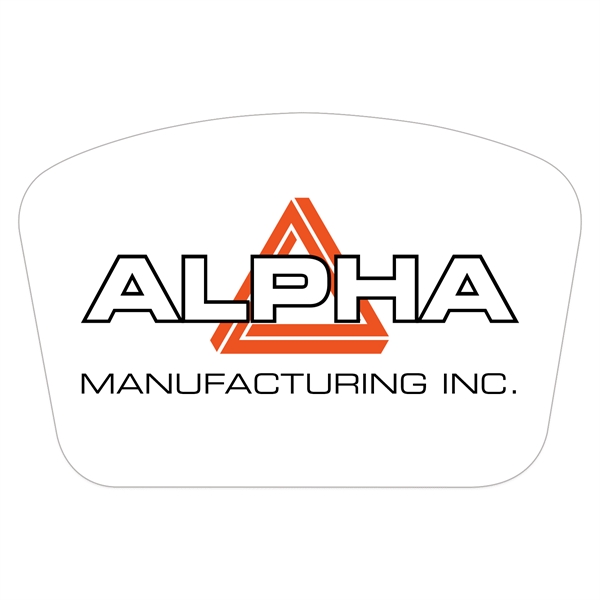 1 1/2" x 2 1/4" decal with rounded rectangle shape made... from ASI 56950 Gill Studios Inc / Gill-Line®