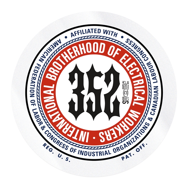 2" diameter decal with round shape made of frosty clear vinyl... from ASI 56950 Gill Studios Inc / Gill-Line®