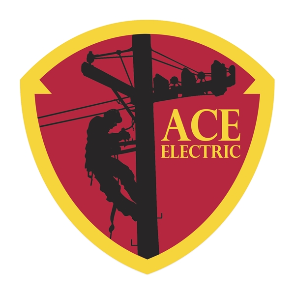 2 1/4" x 2 1/4" decal with shield shape made of... from ASI 56950 Gill Studios Inc / Gill-Line®