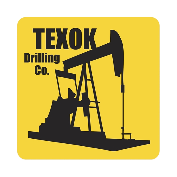 2" x 2" decal with square shape that's made of yellow... from ASI 56950 Gill Studios Inc / Gill-Line®