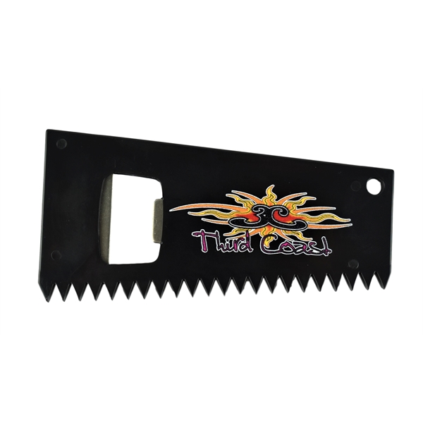 Bottle opening surfboard wax comb.... from ASI 72657 Active Life Promo / Apres Ski Action Sports Promo Active Life Promo