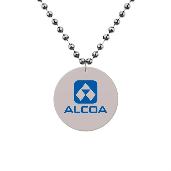 Medallion Beads,  33" Necklace, 7 MM Bead, 2.5" Medallion.... from ASI 90859 Tempo Industries Inc / Tempo