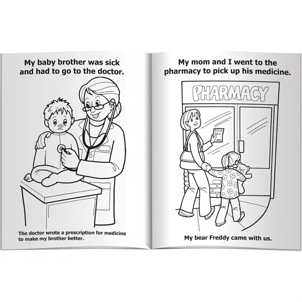 Coloring Book - My Visit to the Pharmacy... from ASI 54100 Fields Manufacturing Inc / Better Life Line