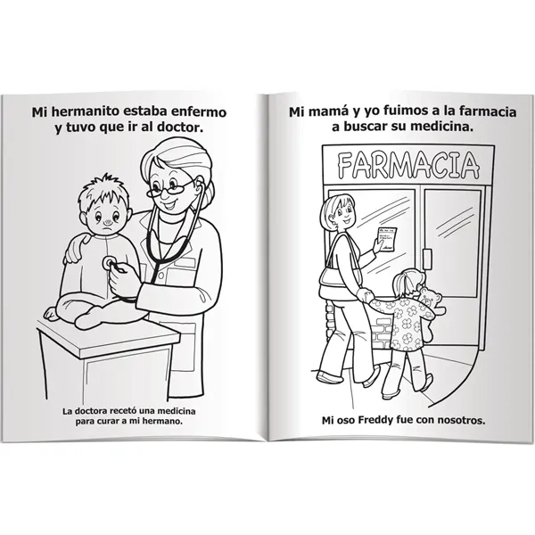 Coloring Book - My Visit to the Pharmacy (Spanish)... from ASI 54100 Fields Manufacturing Inc / Better Life Line