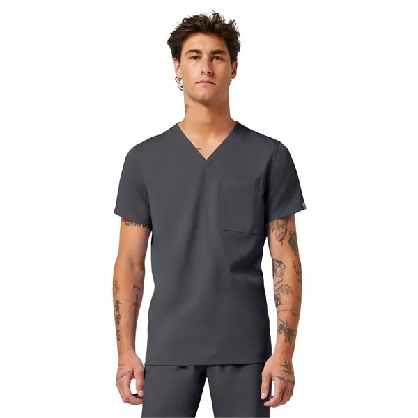 Med Couture RothWear Men's 1 Pocket V-Neck Top... from ASI 86018 Scrub Authority